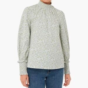 Smockneck floral blouse from hyacinth house for Tuckernuck size medium